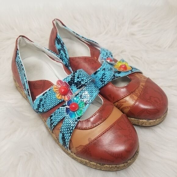 GOOFY BOHO SHOES!!! LOL...UNIQUE SHOES - Picture 2 of 9